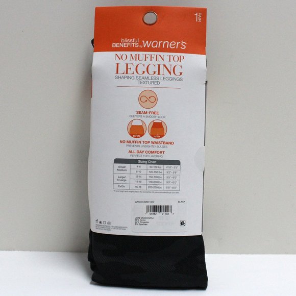 Size L/XL Women's No Muffin Top Shaping Seamless Leggings in Black Camouflage - Picture 2 of 13